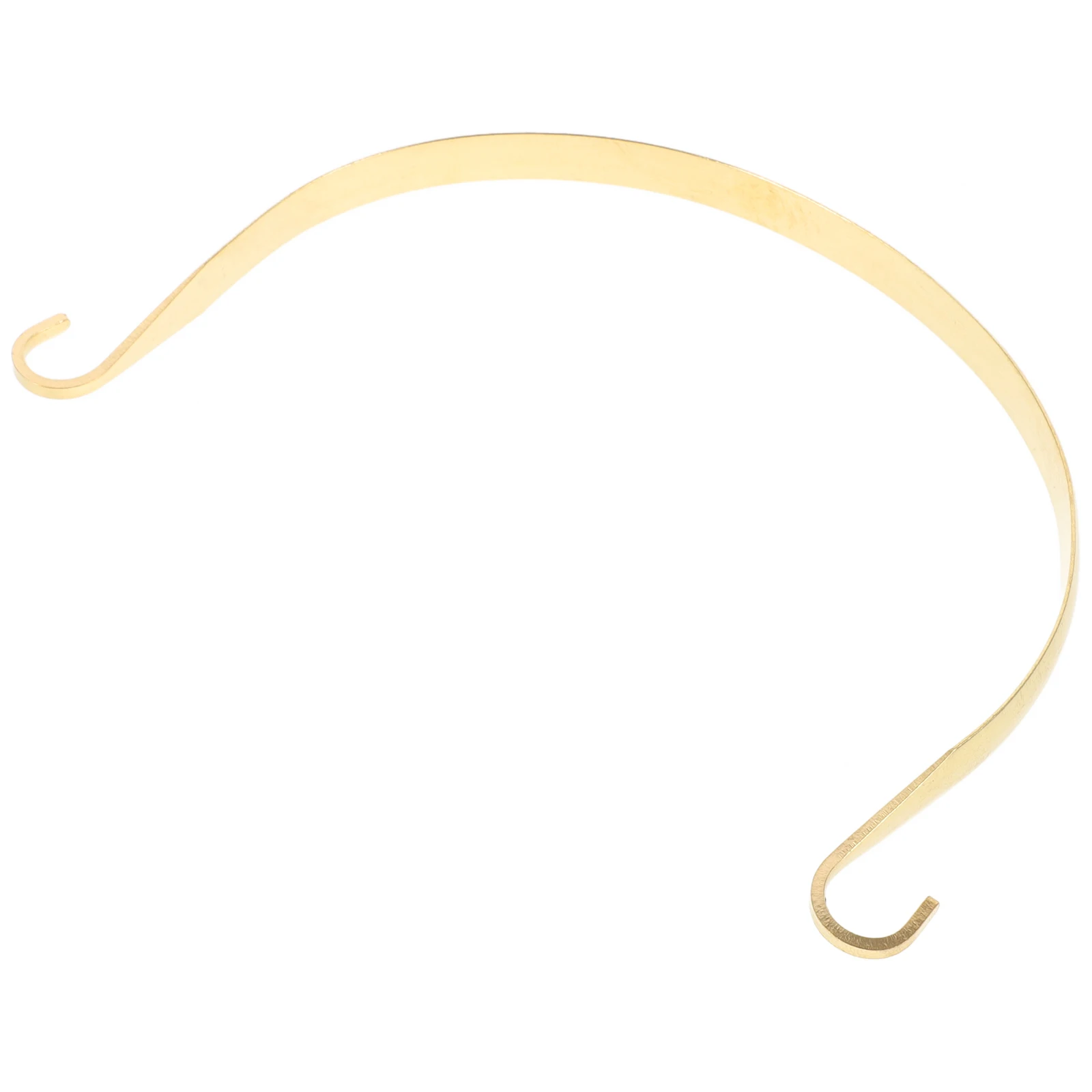 

Copper Teapot Handle Ergonomic Kettle Grip Detachable Replacement Parts Metal Long Hook Household Accessories Kitchen Bar