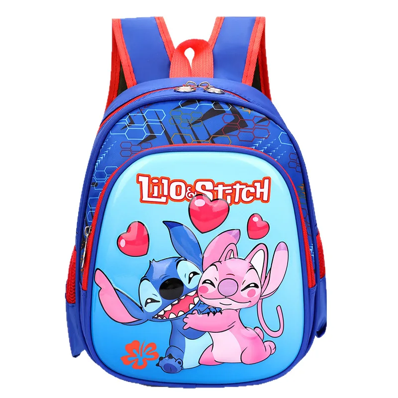 Mochila escolar de dibujos animados para niños y niñas de 12 pulgadas con puntada dura de Disney para guardería, mochila para niños de 3-4 años