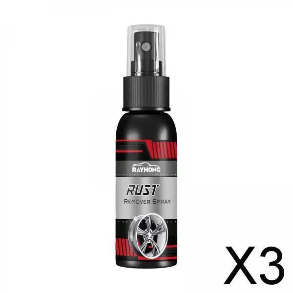 2-4pack Multipurpose Car Rust Remover Spray for Door Handles Bikes Trucks 30ml