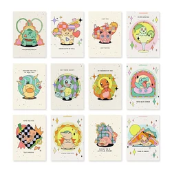 Anime Video Game Figure Pokemon Canvas Painting Comic Poster Bulbasaur Charizard Pikachu Mural Pictures Children Home Wall Decor