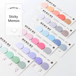 1pcs Mini Dots Color Sticky Memo Pad Colorful Spot Adhesive Notes Stickers Index Bookmark Decoration Office School A6664