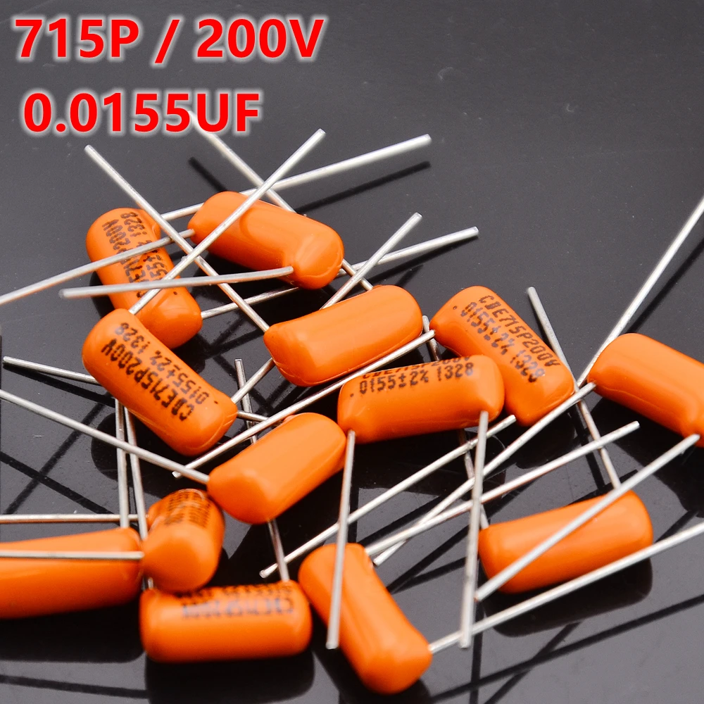 Orange Tone Capacitor CDE 0.0155UF For Electric Guitar Bass Cap