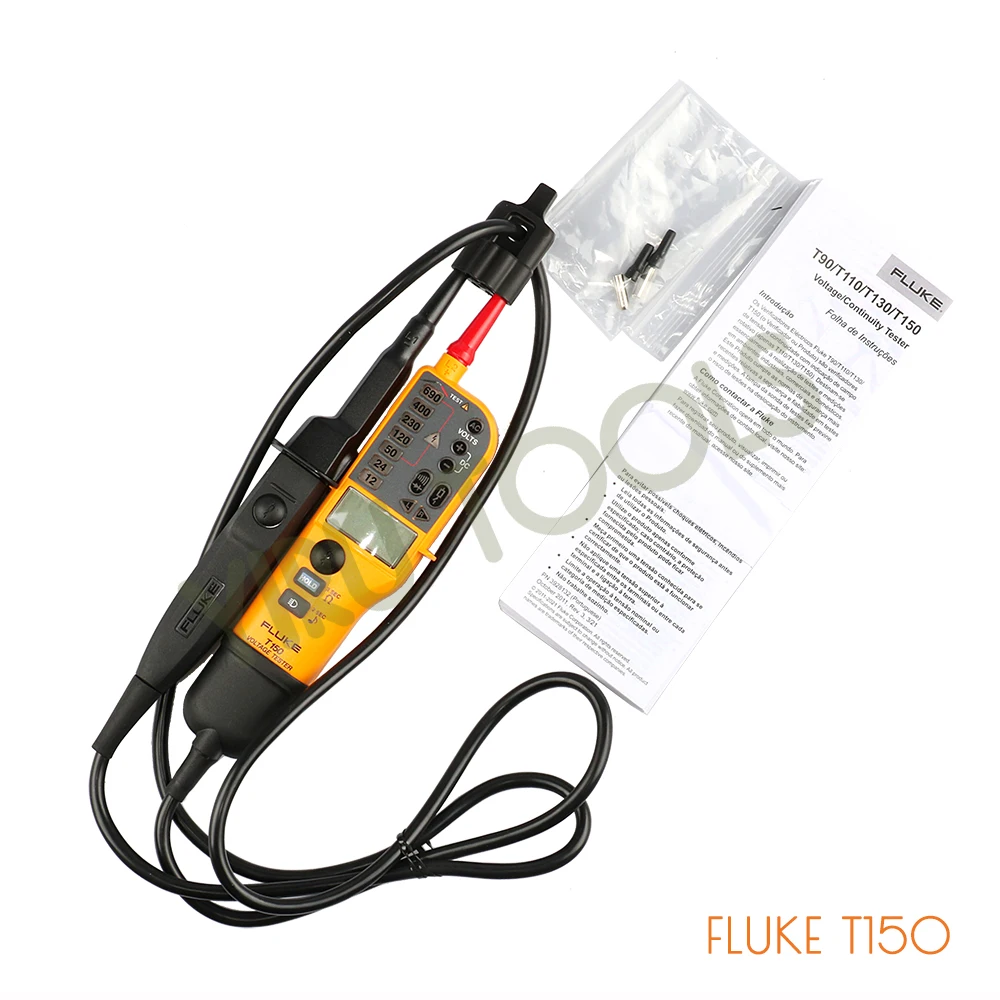 Fluke T150 Two-pole Voltage and Continuity Electrical Tester AC/DC 6V - 690V with Resistance Measurement