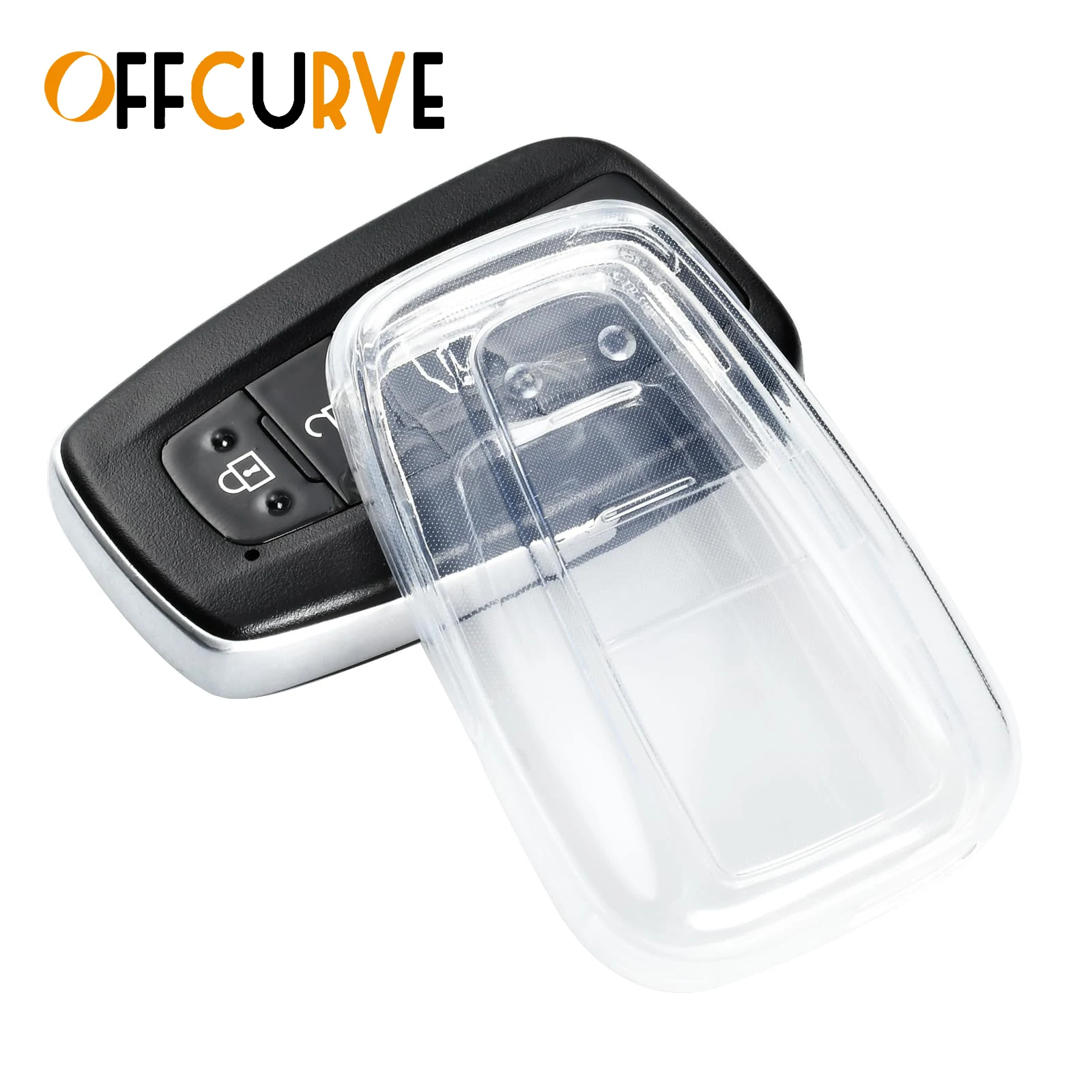 

Transparent Key Fob Cove For Toyota Soft TPU Key Case Protection for Toyota Camry RAV4 Highlander Avalon C-HR Prius Corolla GT86