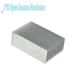 High Power Electronic Heatsink Radiator Cooler Radiator Aluminum 100x69x37MM Heat Sink  Fins Fine-toothed