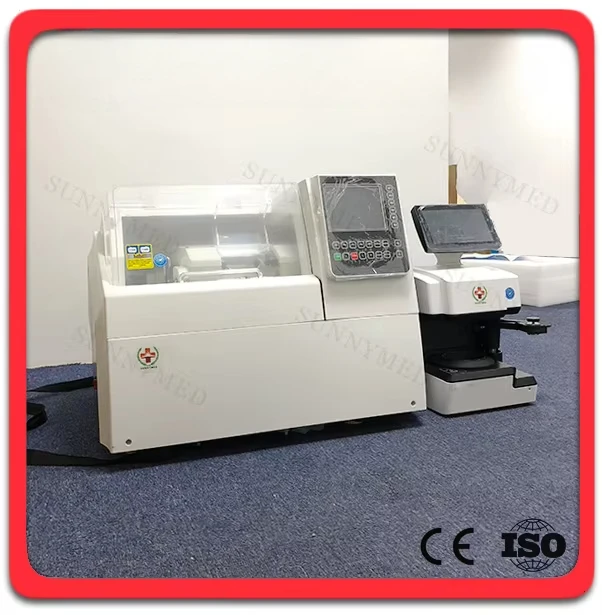SY-V041-1 Edger de lentes automático sin patrón para tienda óptica