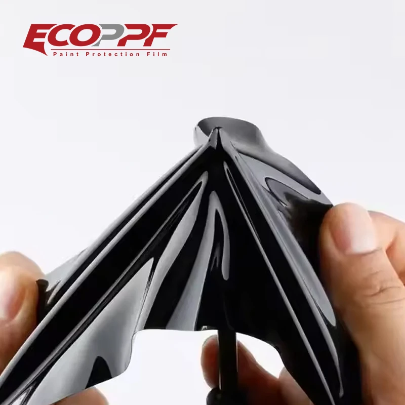 

Long Warranty Unbreakable Waterproof TPU PPF Glossy Black Car Wrap Vinyl Paint Protection Film 1.52*15M