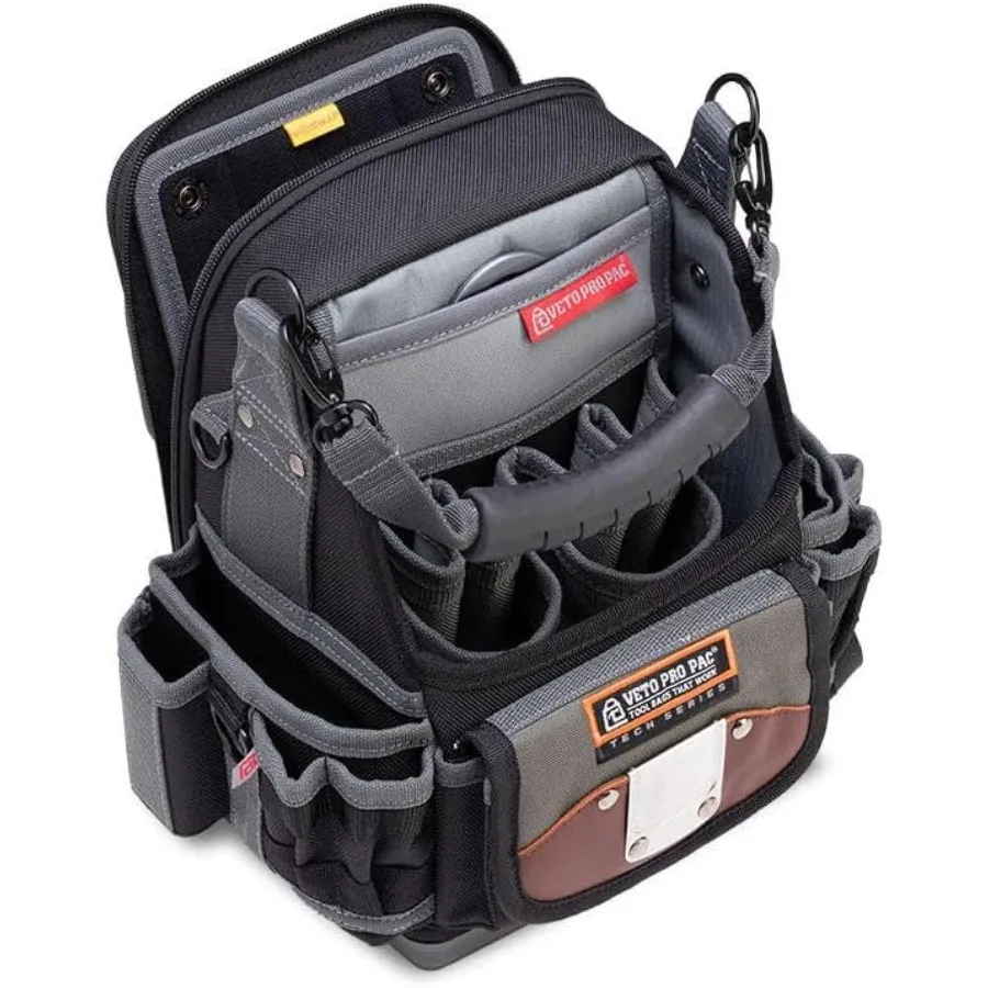 Pro Pac SB-LD Hybrid Tool and Meter Bag for Industrial Use Durable Polyester Material Black Color Lightweight Design with Multi