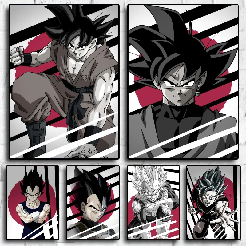 

Dragon Ball Goku Canvas Posters Classic Picture Home Room Painting Wall Decoration Prints Gift Birthday Gifts Comics Pictures