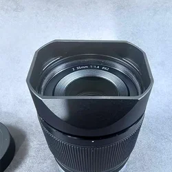 Aluminium Bayonet  Square Lens Hood For Nikon NIKKOR Z50mm F1.8S  Z35mm F1.4  With Metal Cap