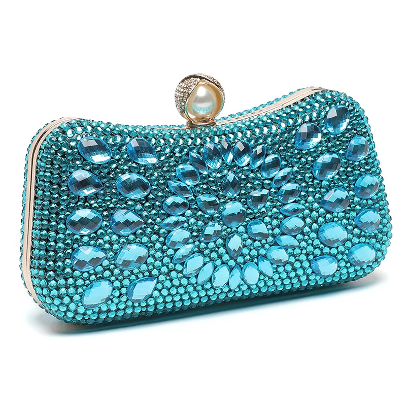 Ladies Handbag Diamond Banquet Clutch Bag Dress Evening Bag Women's Bag view 6