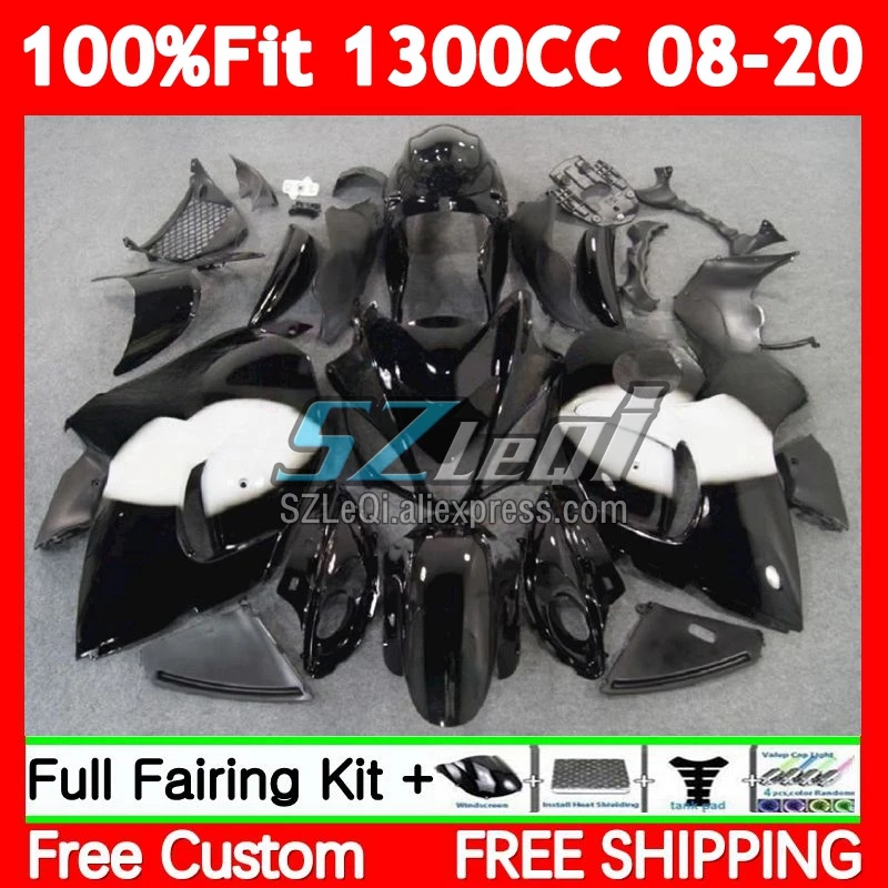 OEM Body For SUZUKI GSXR-1300 Hayabusa GSXR 1300 CC 88No.15 GSXR1300 08 09 10 11 12 13 14 15 16 17 18 19 20 West black Fairing