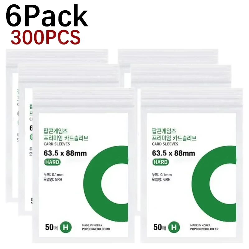 1-500Pcs Korea Karte Ärmeln HD Transparent Kpop Idol Karte Schutzhülle Photcards Schutz Fall Box Für Popcorn karte Halter