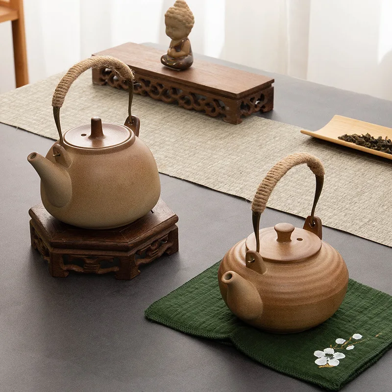 DEOUNY Coarse pottery stove for boiling tea pot ceramic water and electricity fired pottery warm for brewing tea Kung Fu tea set