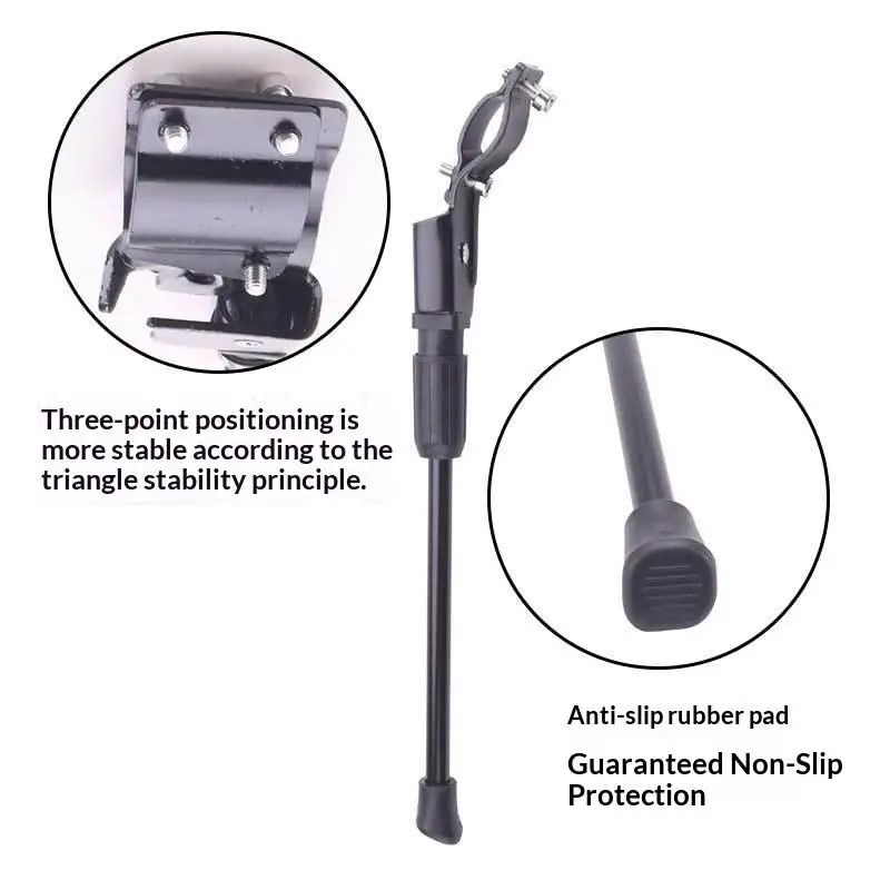 Universal Bicycle Kickstand Parking Rack, Adjustable Road Bike Kickstand, Side Kick Stand, Mountain Bike Foot Brace Support 1pc