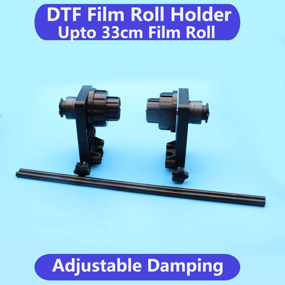 Supporto per rotolo di pellicola DTF per supporto per stampante DTF A3 + A3 A4 fino a 33cm per supporto per rullo Epson L805 R1390 L1800 I3200 XP-15000 L800