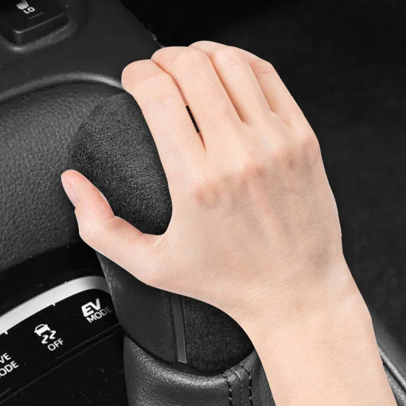 

Car ABS Suede Gear Head Decoration Cover Auto Gear Lever Protect Shell Accessory For Toyota Camry Avalon CHR COROLLA 2018-2026