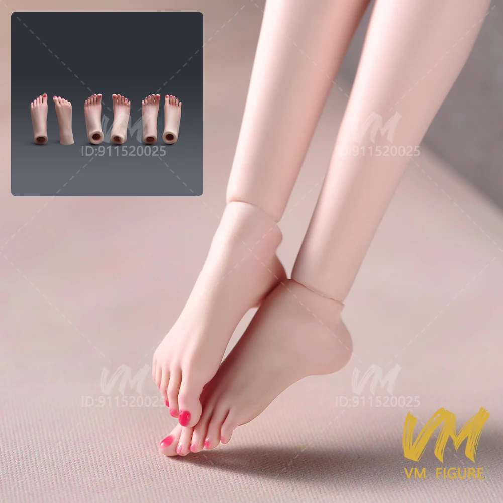ANT 1/6 Scale Woman Makeup Soldier High Heels Foot Seductive Beauty Feet Model Fit 12