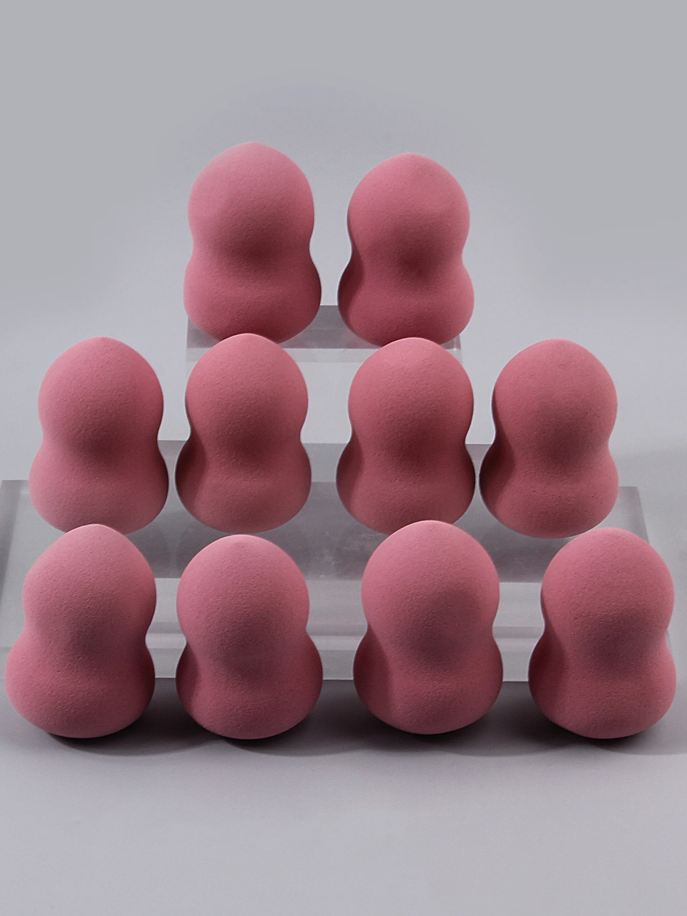 10 قطع من مسحوق القرع عالي الجودة كبير الحجم، بيضة تجميل، سائل أساس جاف ورطب ثنائي الغرض، كريم BB، إسفنجة مكياج