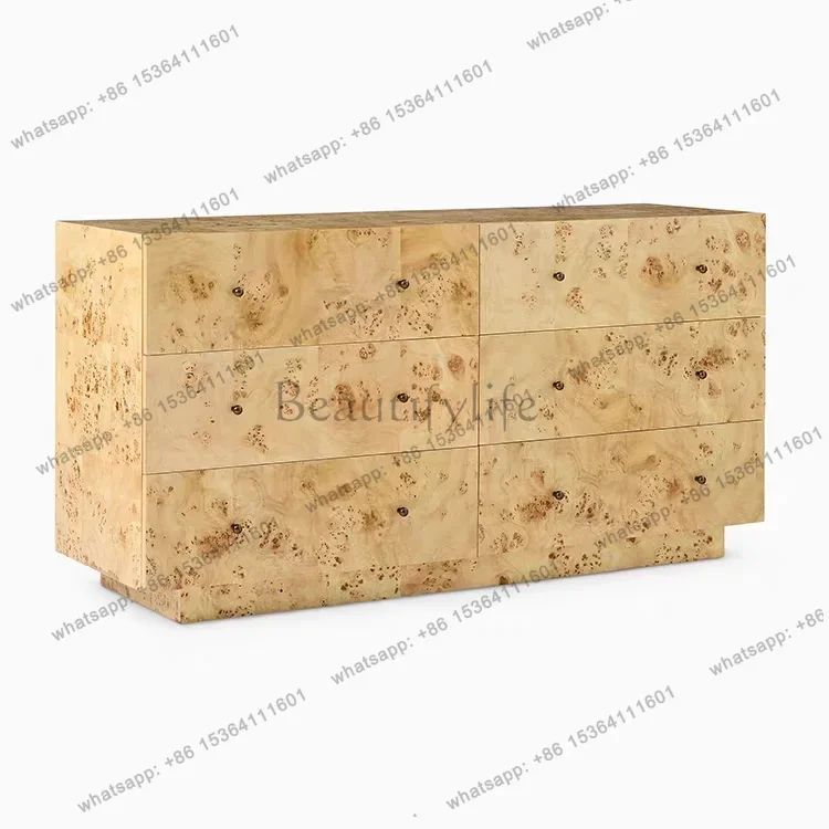 

Шкаф с шестью сундуками, спальня в конце кровати, шкаф для хранения вещей, входной шкаф из цельного дерева в стиле ретро.