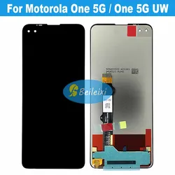 For Motorola One 5G UW XT2075-1 LCD Display Touch Screen Digitizer Assembly For Motorola One 5G XT2075-2