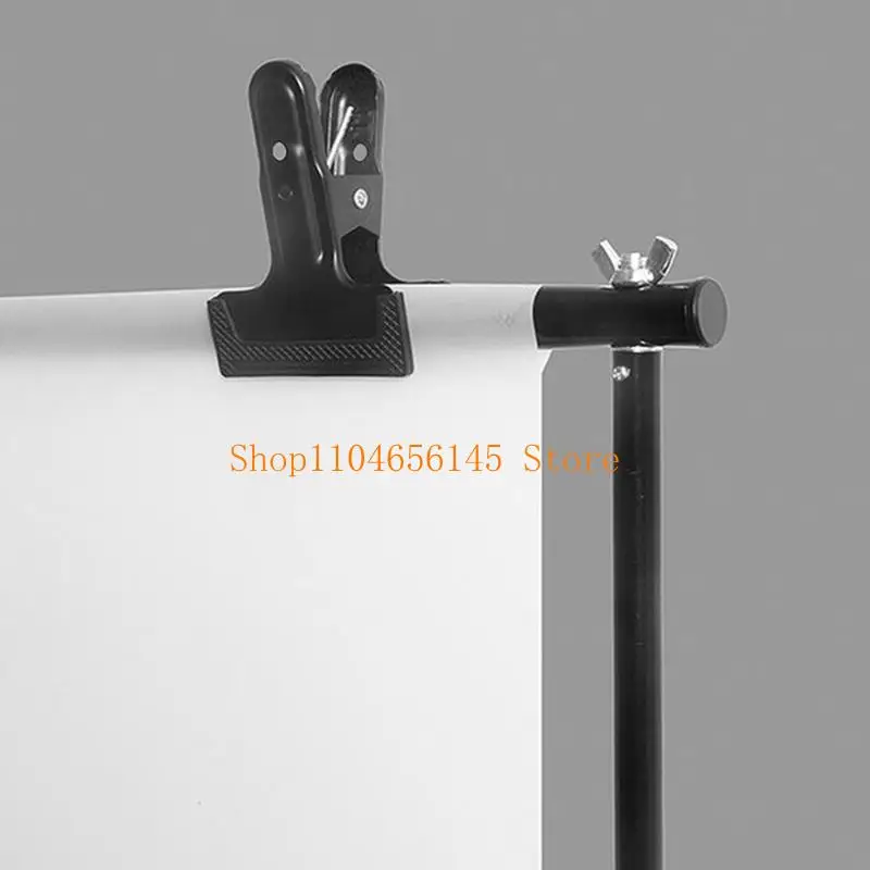 

652F сверхмощный металлический зажим для фотосъемки, зажимы для фона, держатель для фона с резиновой защитной накладкой для