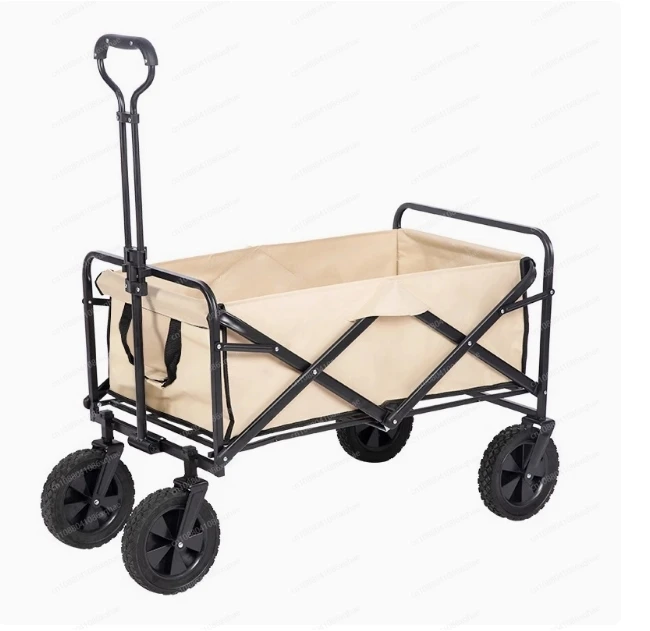 Motorized Outdoor Garden Beach Trolley fishing folding Electric Camping  Wagon Portable Shopping tour hand luggage