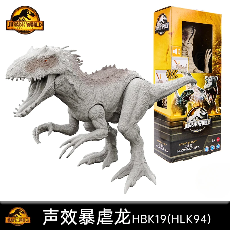 Original Mattel Jurassic World Dinosaur Action Figures Toys for Boys Anime Dino Tyrannosaurus Rex Giganotosaurus Juguetes Gift