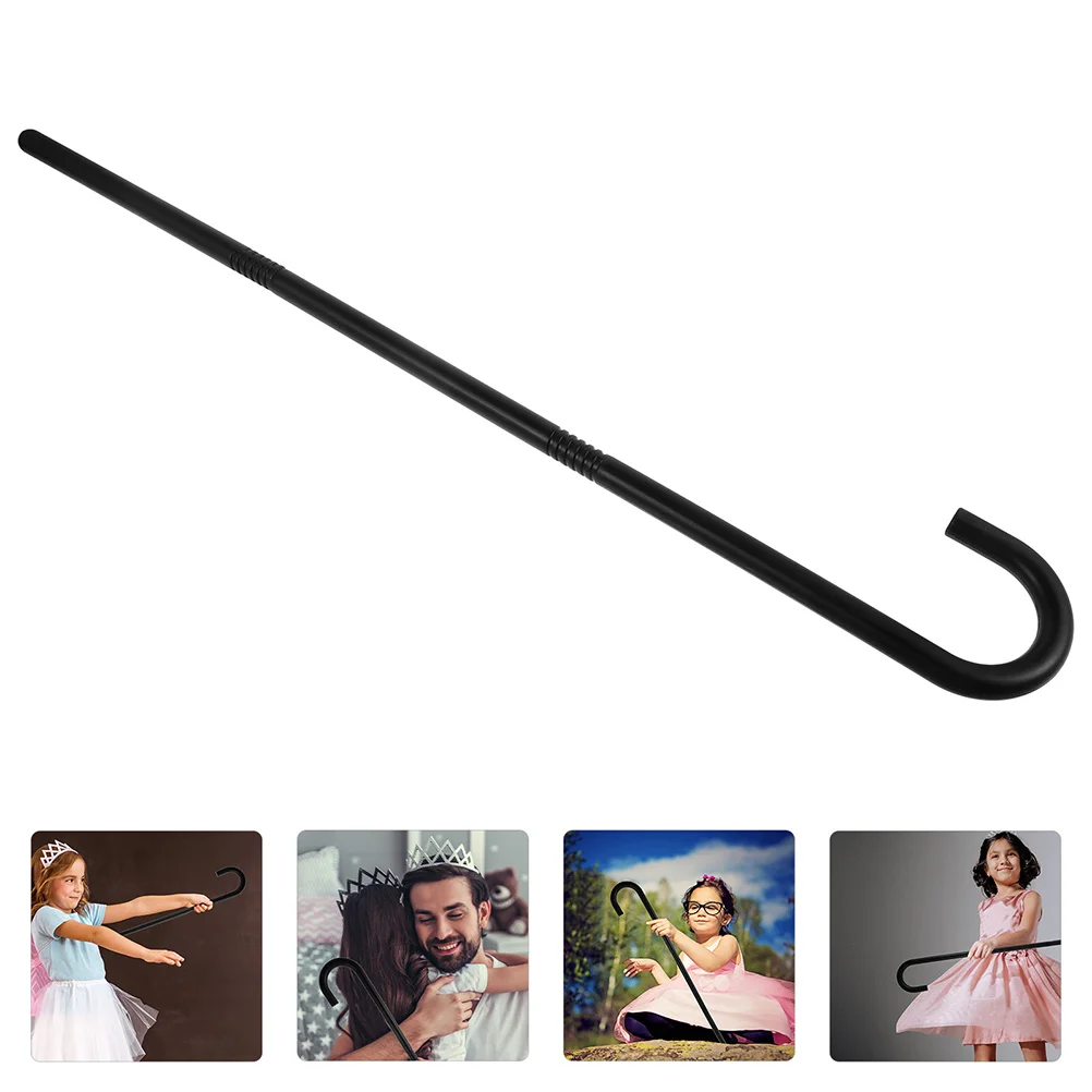 

4pcs Vintage Walking Cane For Halloween Cosplay Costume Accessories Lightweight Plastic Staff Prop Portable Detachable Fancy