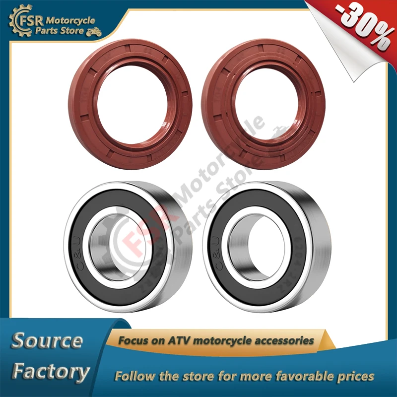 

FRONT WHEEL HUB BEARING & SEAL(Fluororubber) KIT,Fits BMW R 1200 GS R1200GS ADV,P/N:36318548335 36318561708 36318561709