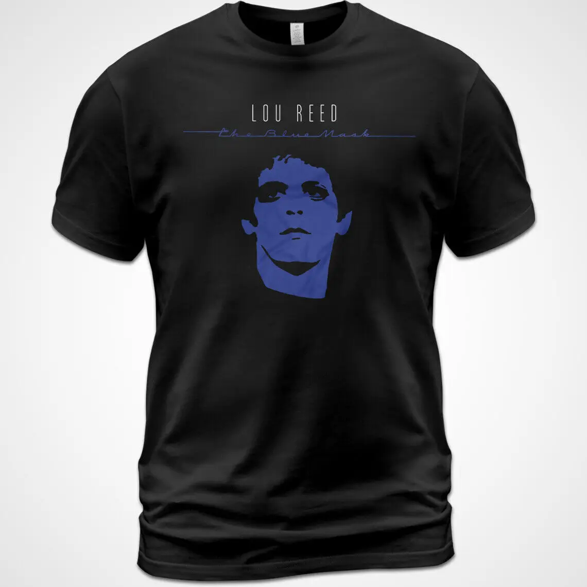 Cotton T-Shirt Lou Reed The Blue Mask Album Tee My House Underneath the Bottle