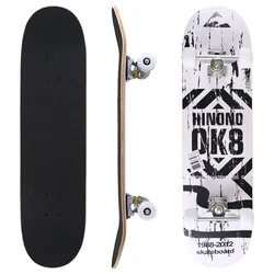 2024 Skateboard Longboard 80*20cm Skate Board Skateboard for Children Pattern 4 Wheel Outdoor Reaction Sports Equipment