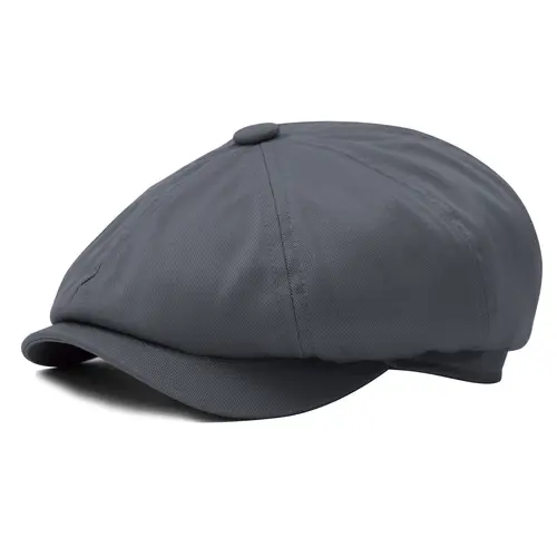 BOTVELA Newsboy Cap Men's Twill Cotton Eight Panel Hat Women's Baker Boy Caps Retro Big Large Hats Male Boina Black Beret 003 - Image 12