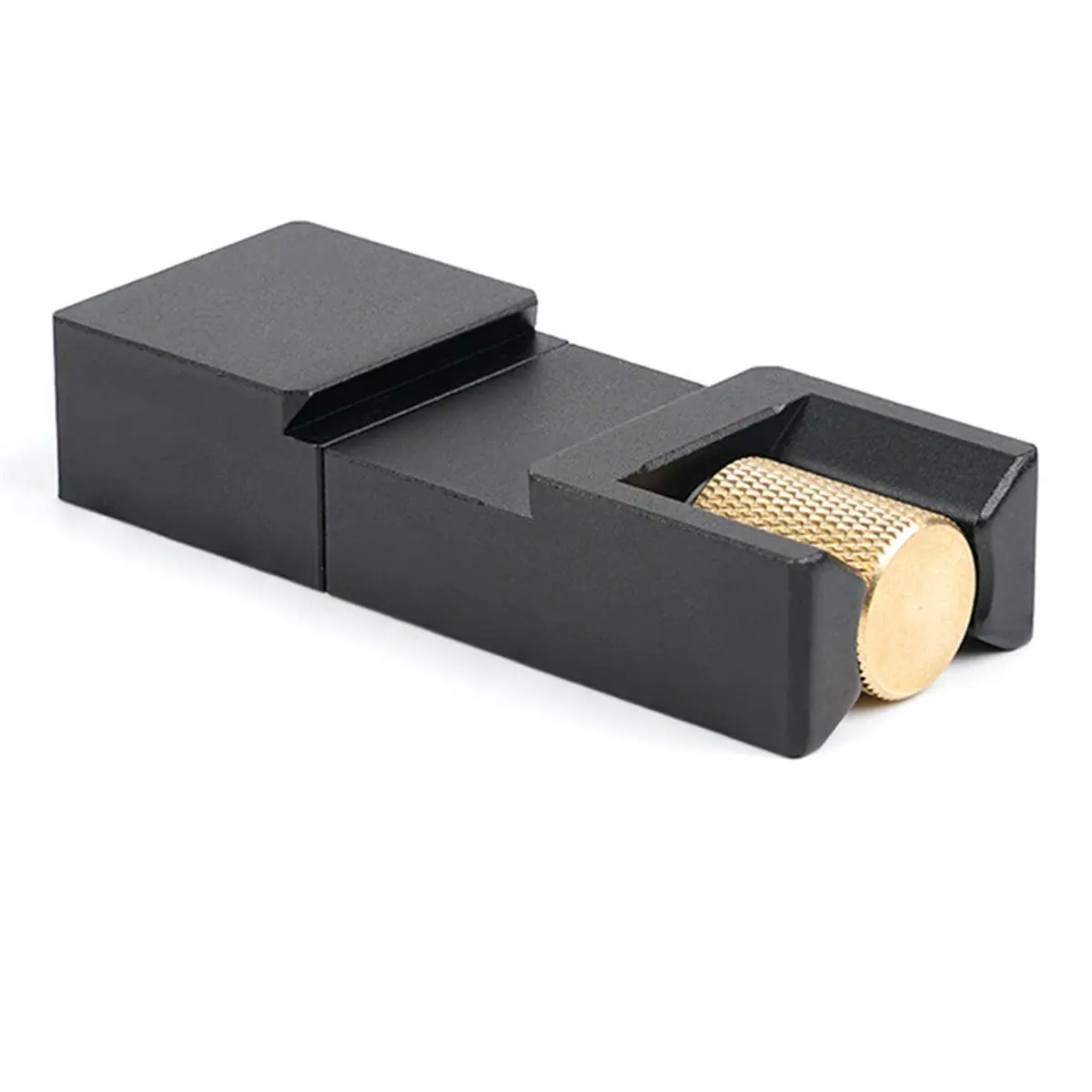 A817P ~Steel Ruler Positioning Block Brass Angle Scriber Line Marking Gauge for Ruler Locator DIY Carpentry Scriber B