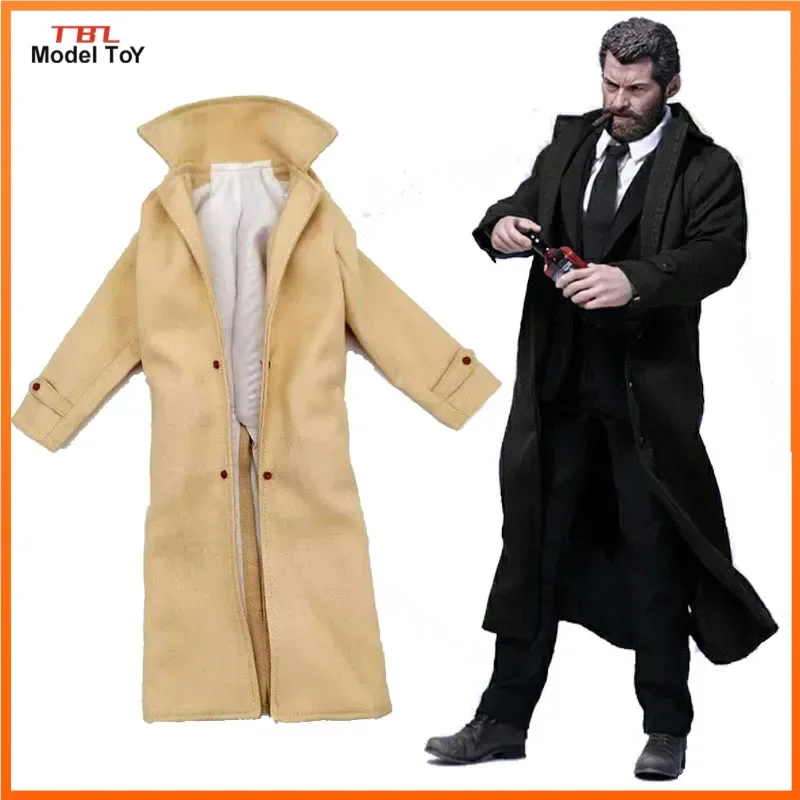 1/6 skala herren Lange Graben Mantel Windbreaker Jacke Modelle für 12in Action Figur Spielzeug Sammlung