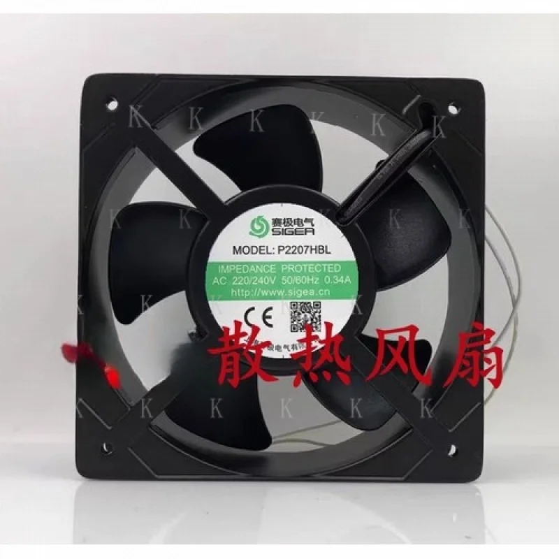 

C ДЛЯ SIGER P2207HBL AC220V/240V 0.34A Металлический инверторный осевой охлаждающий вентилятор