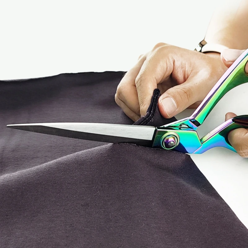 Professionelle Schneiderschere Vintage Nähschere Edelstahl Schneiderschere für Stoff Kleidung Handarbeit Schneidewerkzeug DIY-Werkzeug – Detail 5