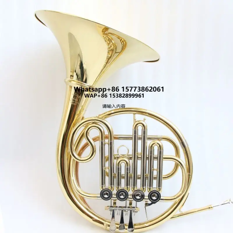 

High Quality French Horn 4 Keys Single Removable Bell French Horn With Case