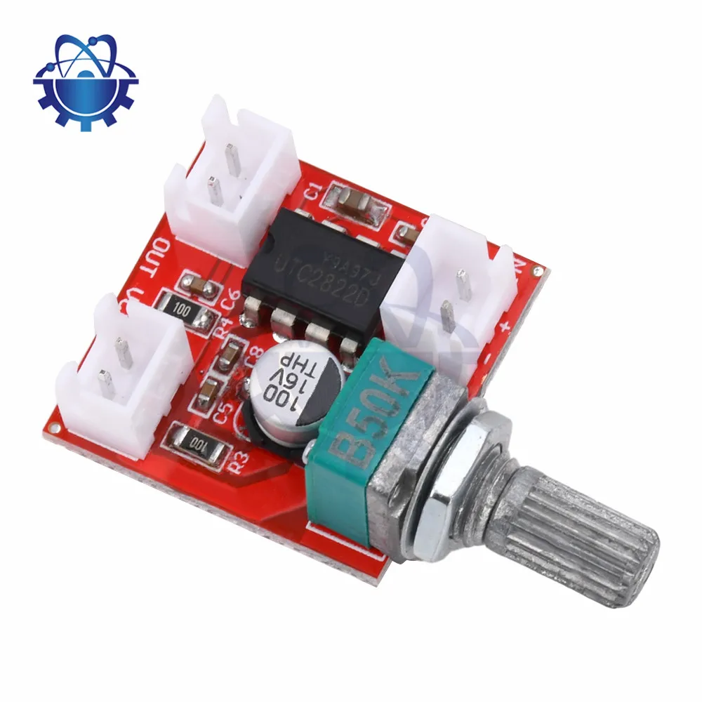 Papan Amplifier BTL Mono UTC2822, DC 1.8, daya Preamplifier 12V