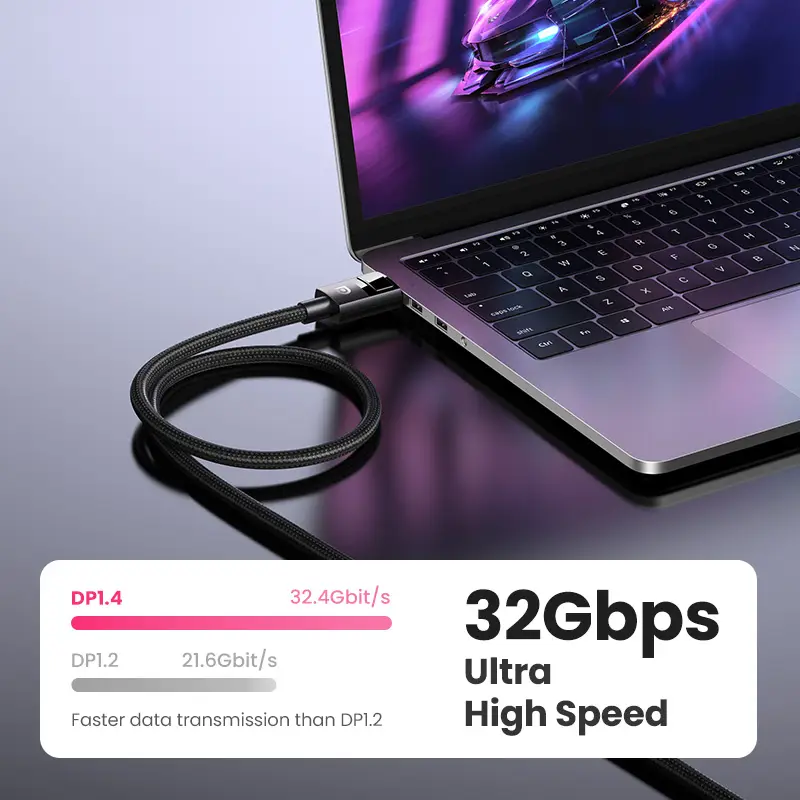 UGREEN DisplayPort Cable 8K DP 1.4 Adapter for TV Xiaomi 2K165Hz 32.4Gbps for PUBG Gaming Play for PC Computer Monitor Projector - 5