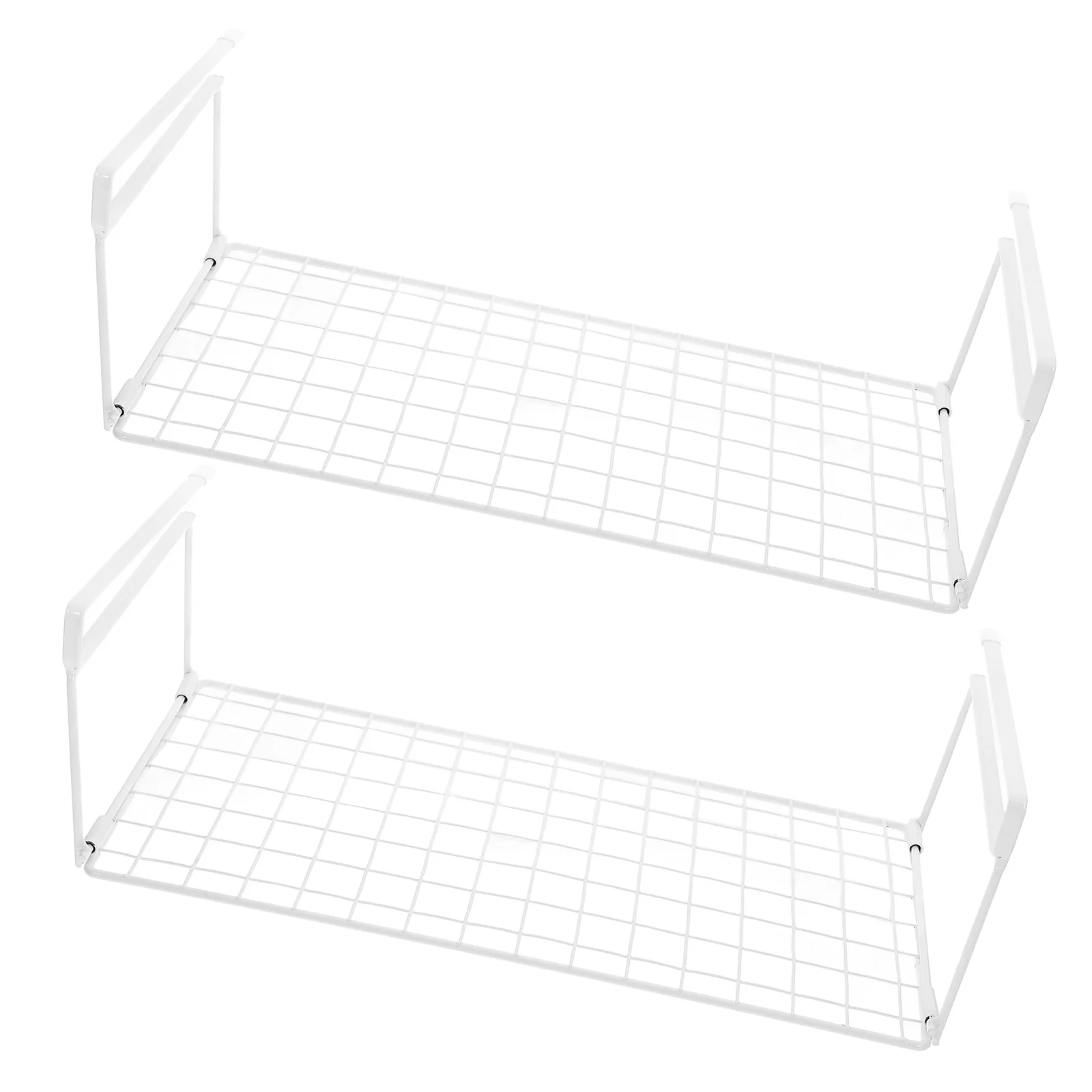 

2pcs Space-Saving Shoe Rack Hanging Storage Shelf Home Wardrobe Organizer Slipper Holder No Installation Required