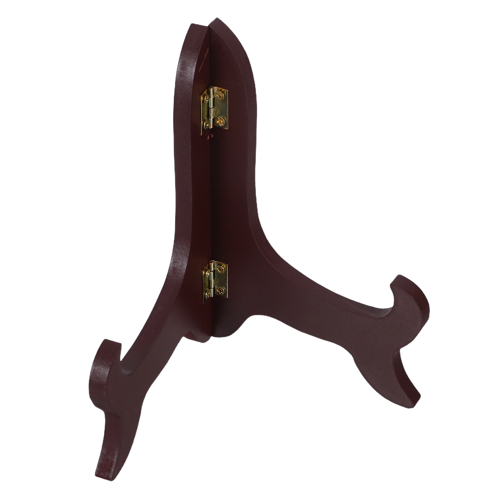 

Wooden Display Stand For Plate Dish Holder Easel Shelf Tea Cake Rack Desktop Organizer 6 Inch 16-21Cm Diameter