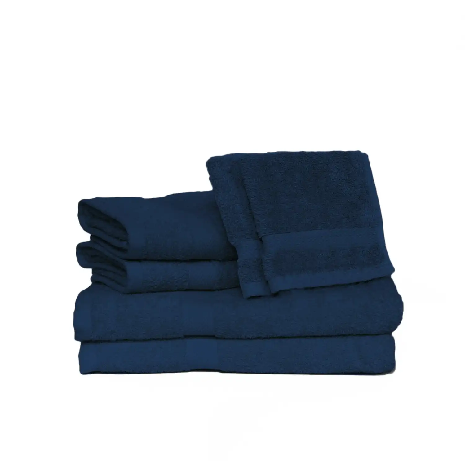 

Deluxe Basics 6-Piece Solid набор роскошных полотенец, Navy