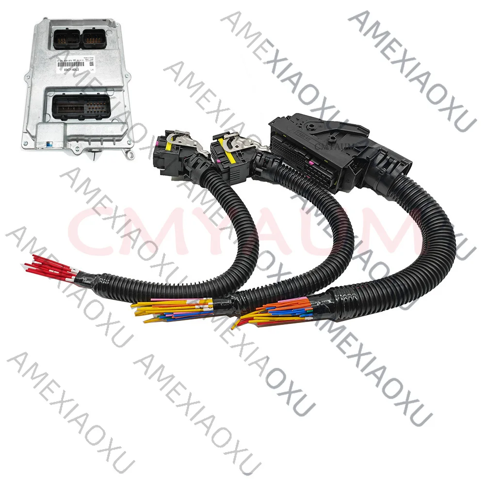 

89Pin 36Pin 16Pin AMEXIAOXU New Engine Computer Board ECU Connector Socket With Wire Harness For Bosch EDC7 Auto Accessories