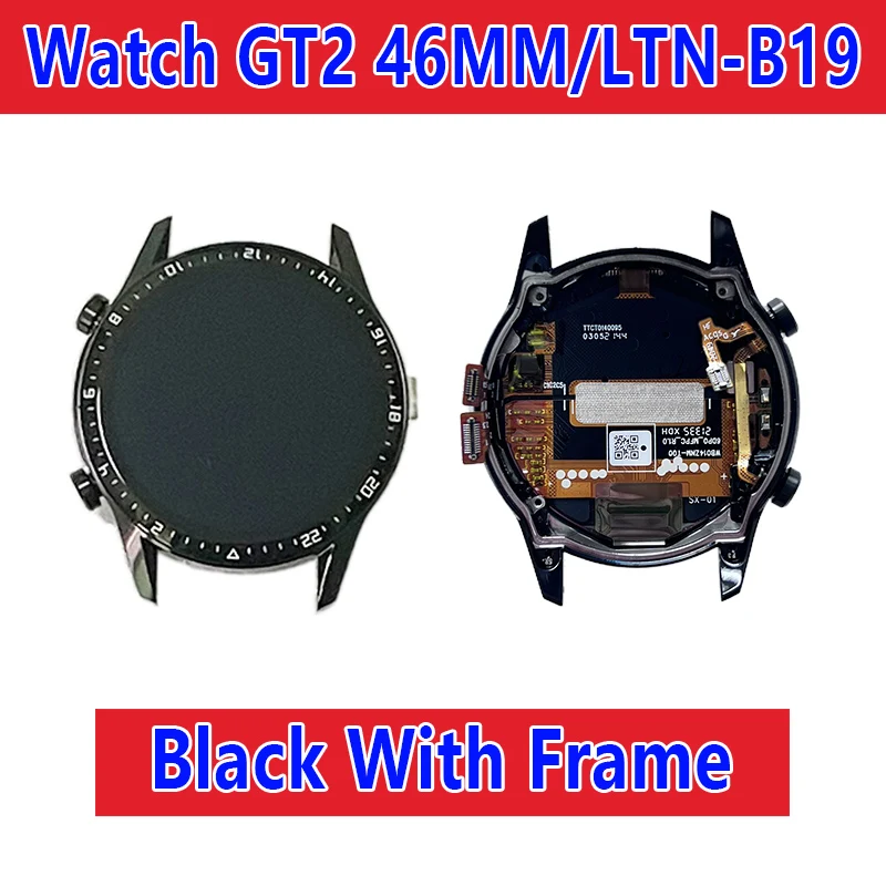 For Huawei Watch GT2 screen assembly, Watch GT2Pro, GT3, GT3Pro LCD display, LTN-B19, VID-B99, JPT-B29, MIL-B19 touchscreen