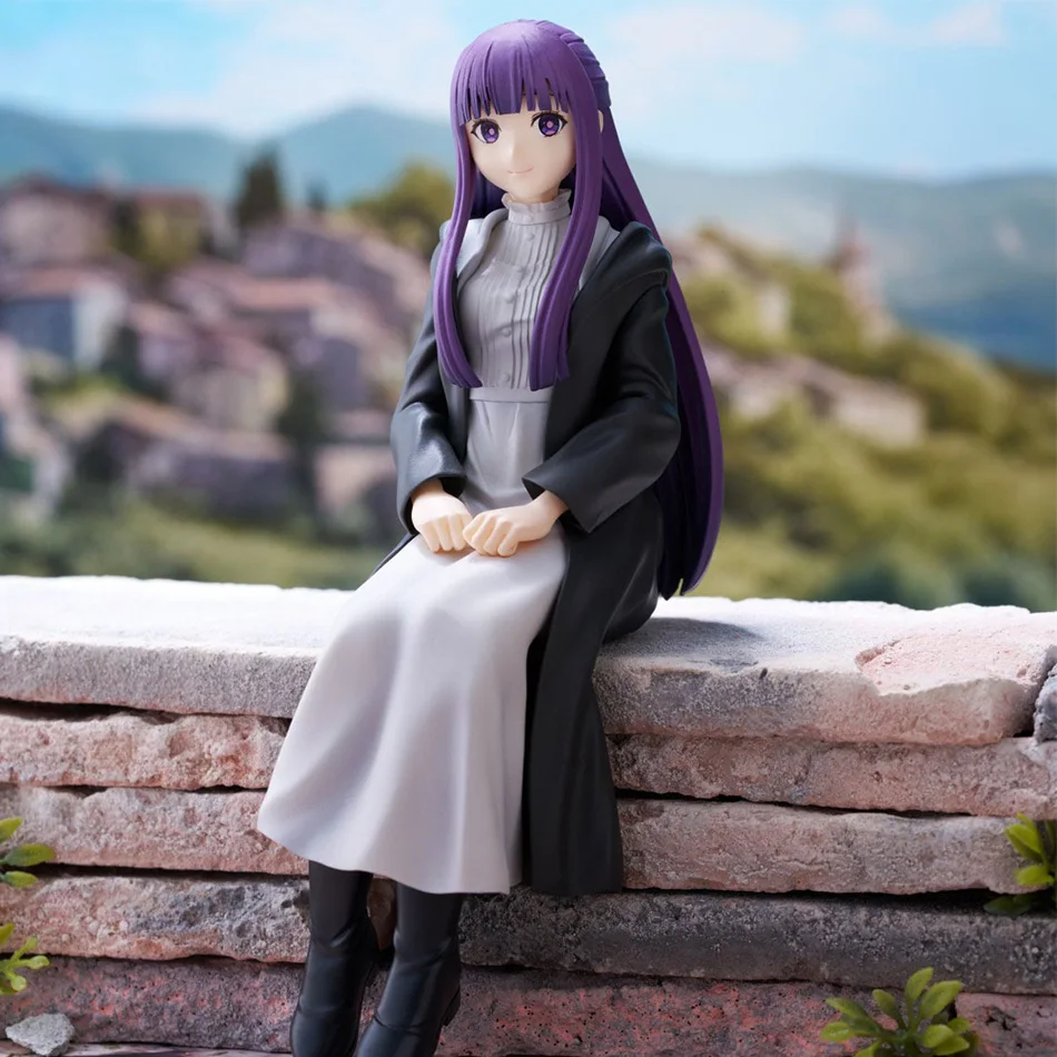Anime Frieren Beyond Journey's End Fern Sitzende Figur PVC-Statue Sammlerstück Modell Desktop-Dekoration Geschenk – Detail 5