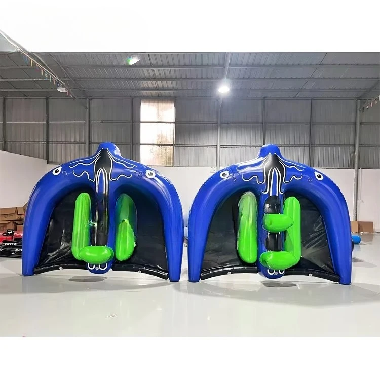 مبيعات المصنع مباشرة ألعاب مائية سمكة طائرة قارب الموز نفخ سمكة الخفافيش الطائرة #6