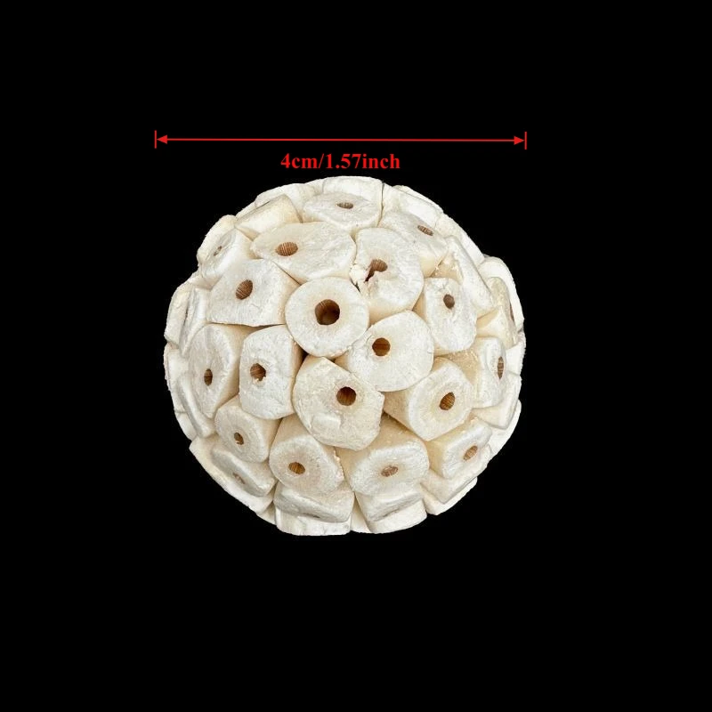 Small Animals Play & Activity Balls Rolling Chew Toys for Rabbits Guinea Pigs Chinchilla,Parrot Chew Toy Stimulation Ball Set