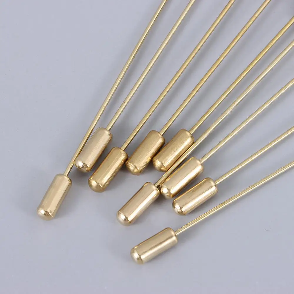 10pcs/set Fashion Dress Jewelry Making Brooches Accessories Pin Cabochon Tray Cameo