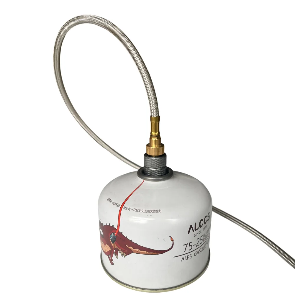 Outdoor Camping Gaskocher Propan-Nachfülladapter Gaskartuschen-Verbindungsleitung Brenneradapter LPG-Zylinder-Verlängerungsschlauch – Detail 6
